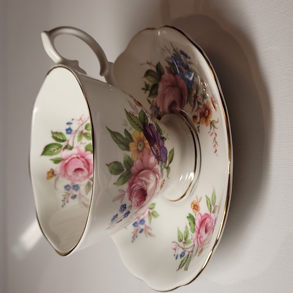 Royal Albert bone China teacup and saucer made in England